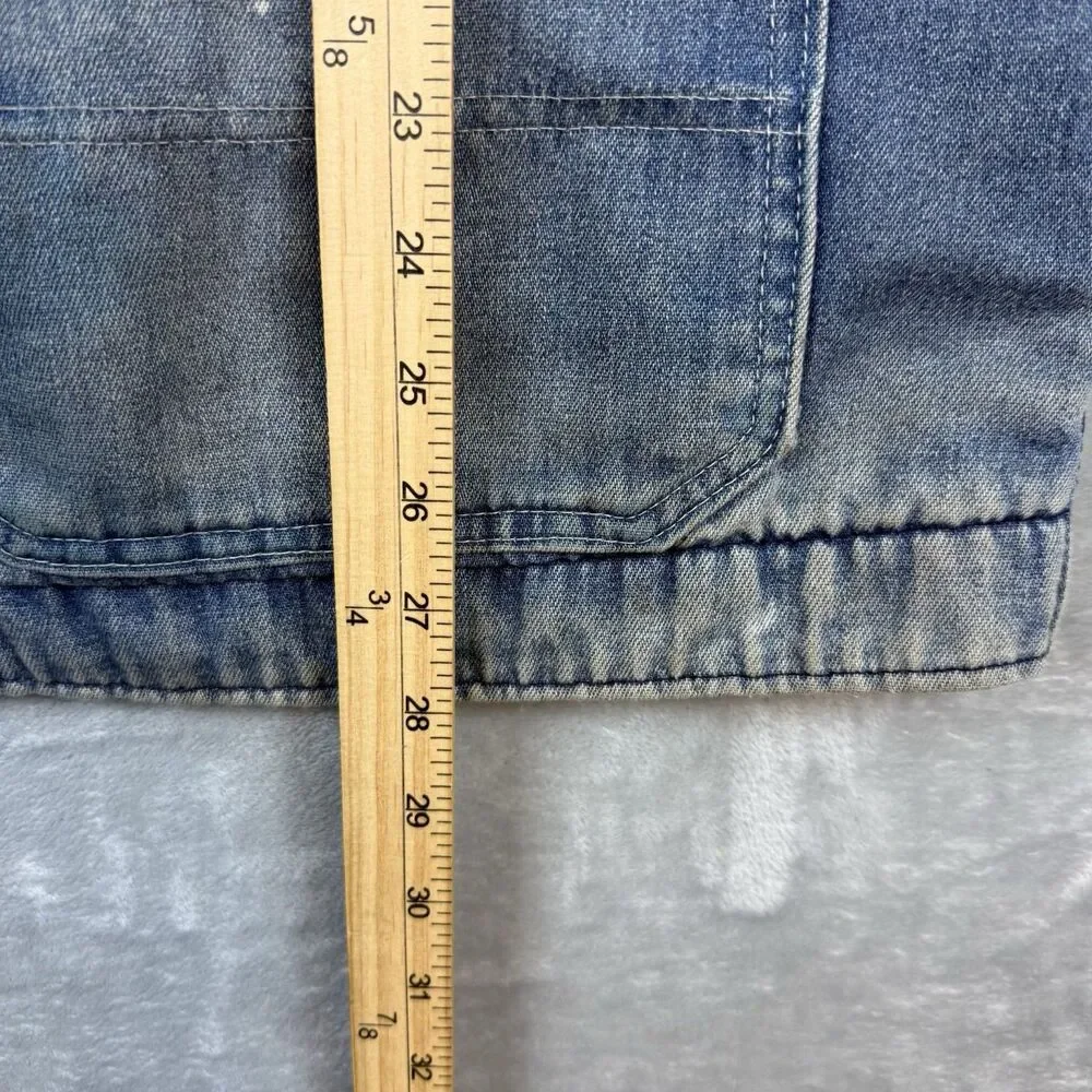 Vintage Big Mac Blanket Lined Chore Coat Denim Work Jacket JCPenney USA 70s